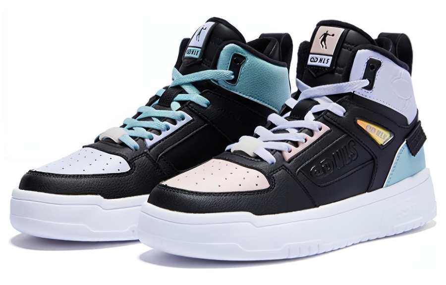 QIAODAN Coverage Thermal Slip Resistant Cushioning Abrasion Resistant Breathable Height Increasing High top