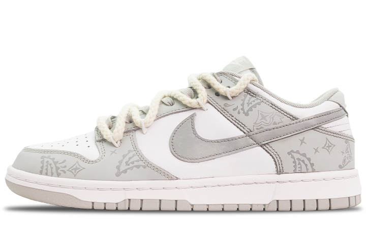 Nike Nike Dunk Low top Skateboard Shoes Men's Gray White