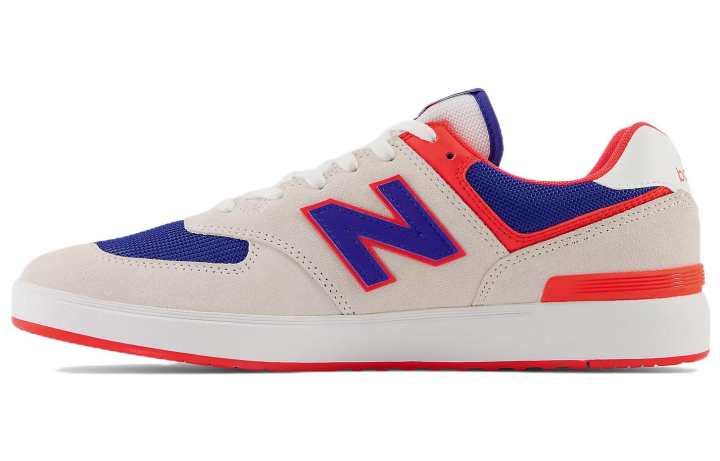 New Balance New Balance NB 574 CT574 Textile, Leather Low top Skateboard Shoes White Blue