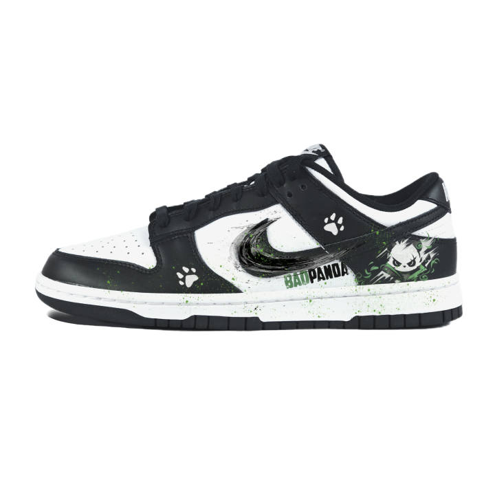 Nike Nike Dunk Abrasion Resistant Low top Skateboard Shoes Unisex Black White