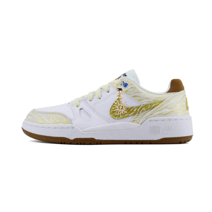 Nike Nike Full Force Sun God Abrasion Resistant Abrasion Resistant Low top Skateboard Shoes Unisex Gold