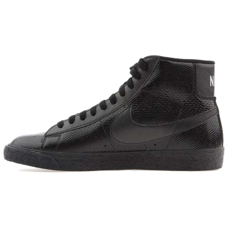 Nike Nike Blazer Mid Slip Resistant Abrasion Resistant High top Skateboard Shoes Women's Black