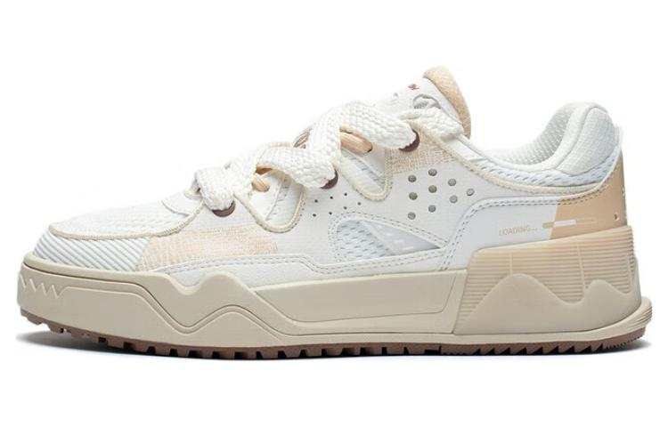 Li-Ning Li Ning Flash Star 2 FlashStar 2.0 Abrasion Resistant Slip Resistant Low top Skateboard Shoes Women's Mist White