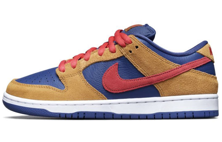 Nike Nike Dunk SB Pro Fashion Low top Skateboard Shoes Unisex Brown Red Blue