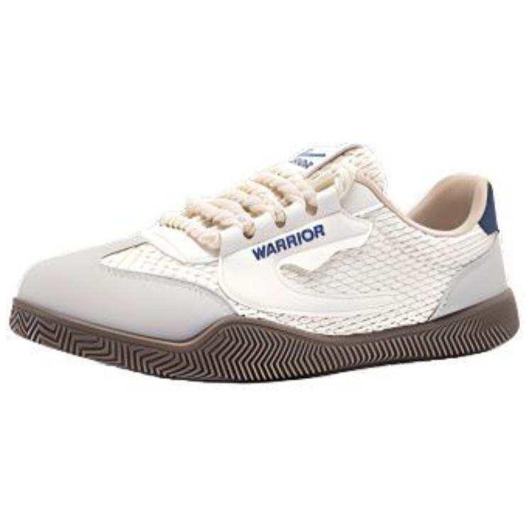 Warrior Canvas Breathable Low top Skateboard Shoes Women's Beige Gray Blue
