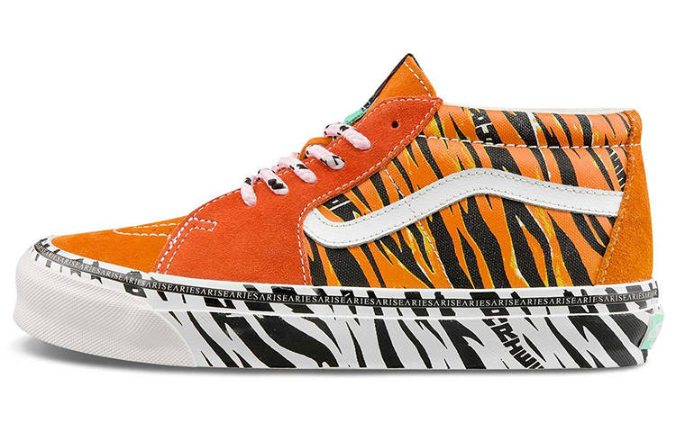 Vans Sk8 Aries x Sk8 Og Vans-Mid Lx 'Tiger Bright'