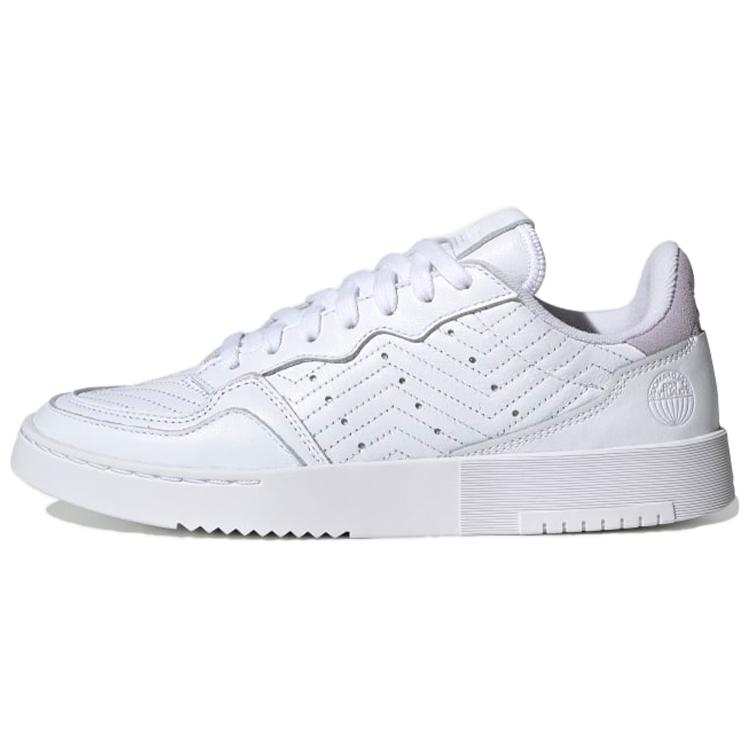 Adidas Originals Super Court Synthetic Leather Slip Resistant Slip Resistant Low top Skateboard Shoes Women's