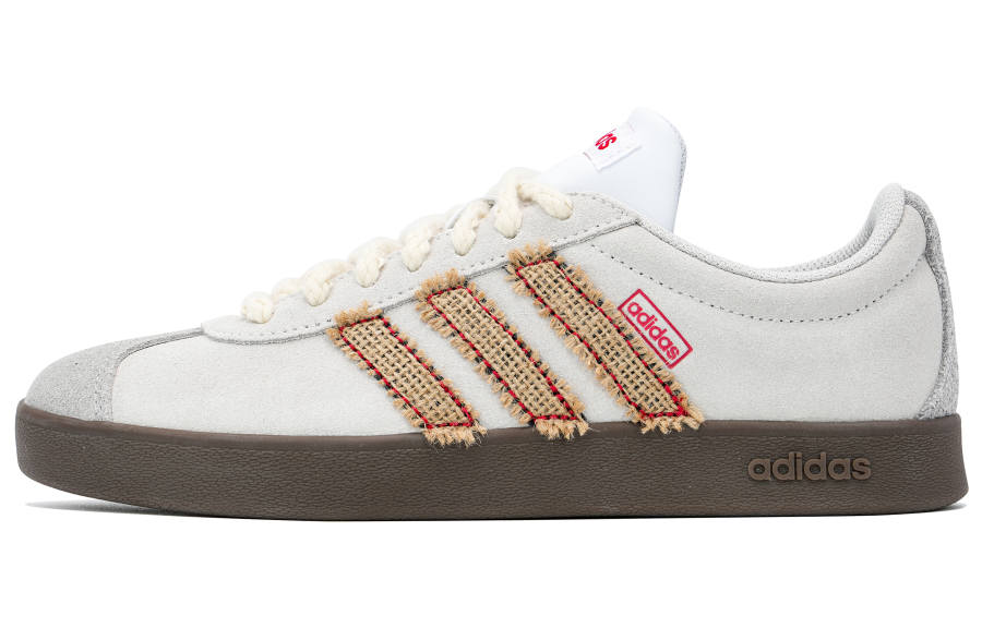 Adidas Neo VL Court 2.0 Wear resistant And Lightweight Low top Skateboard Shoes Unisex Gray