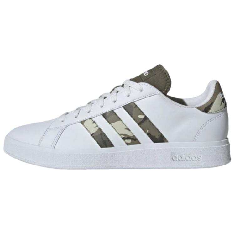 Adidas Adidas GRAND COURT 2.0 Slip Resistant Abrasion Resistant Low top Skateboard Shoes Unisex White