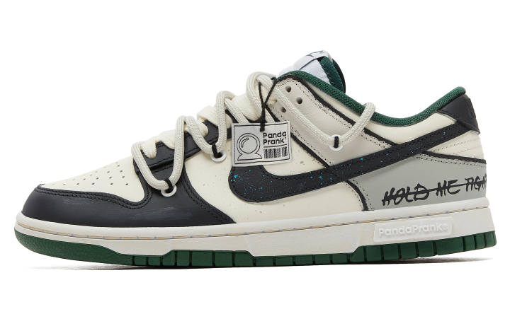 Nike Nike Dunk Low Retro 'Varsity Green' Slip Resistant Abrasion Resistant Low top Skateboard Shoes Unisex Black White Green