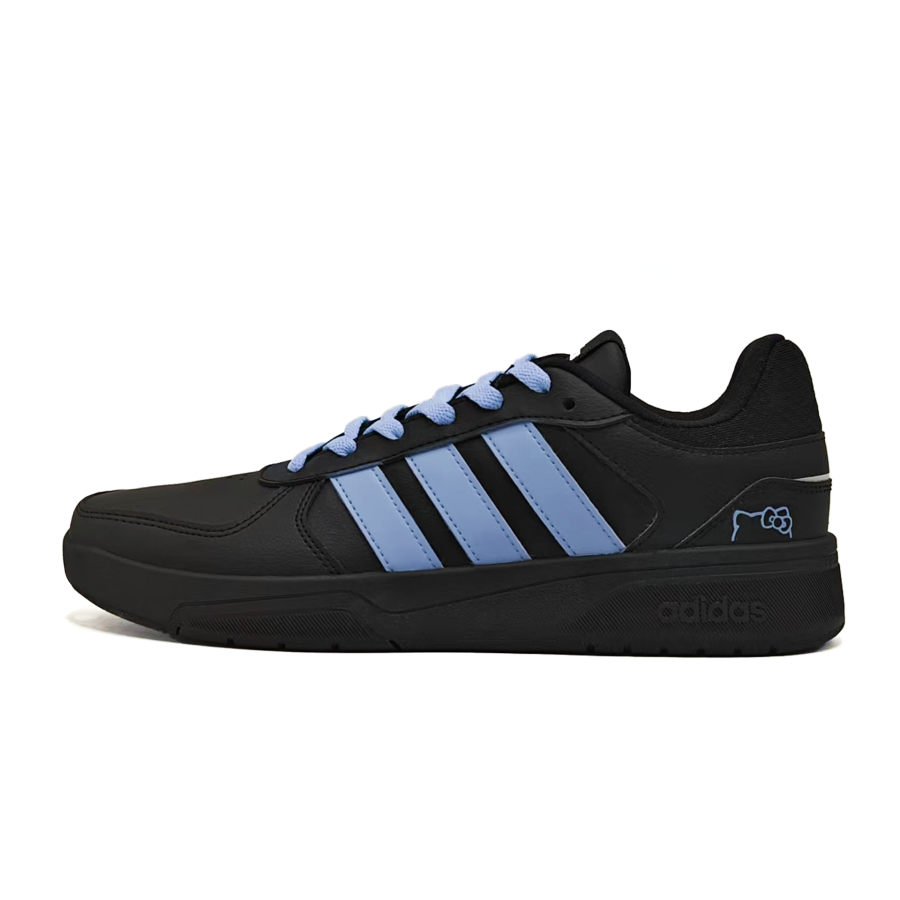 Adidas Neo Courtbeat Lan Cat Kitten Lightweight Low top Skateboard Shoes Unisex Black Blue
