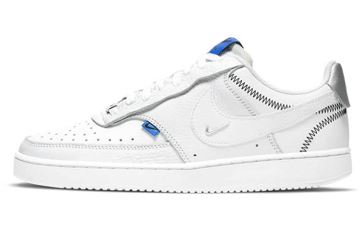 Nike Nike Court Vision Low Se 'White Metallic Silver' Women's