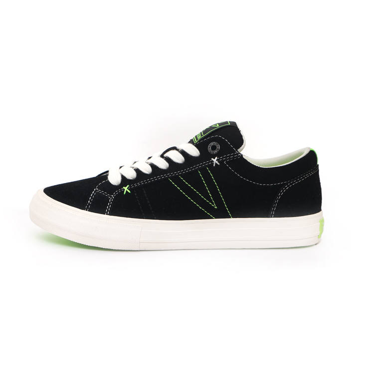 X-JIMSUN X JIMSUN Abrasion Resistant Lightweight Height Increasing Low top Skateboard Shoes Unisex Apple Green