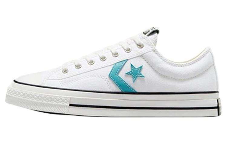 Converse Star Player 76 Low top Skateboard Shoes Unisex White Blue