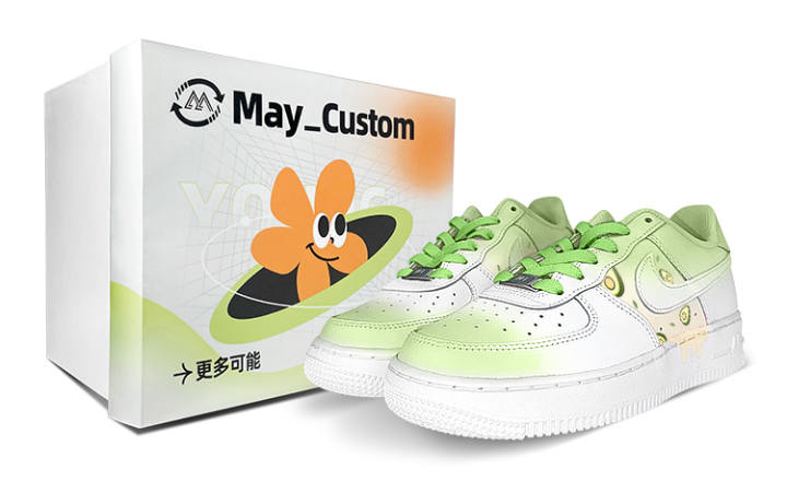 Nike Nike Air Force 1 Low Air Force 1 Low top Skateboard Shoes Men's White Green