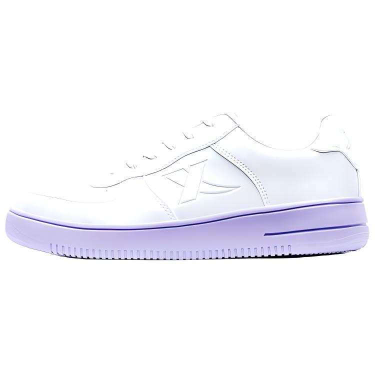 XTEP Low top Skateboard Shoes Women's White Purple