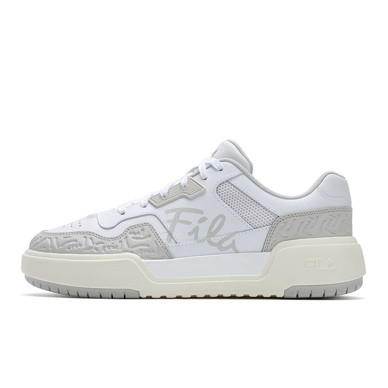 FILA CAMPUS Square Shoes Cushioning Abrasion Resistant Cushioning, Wear Resistant Low top Skateboard Shoes Men's Gray