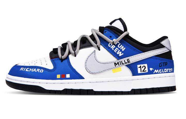 Nike Nike Dunk Racing Track Pose, Photosynthetic Power Low top Skateboard Shoes Unisex Ocean Blue