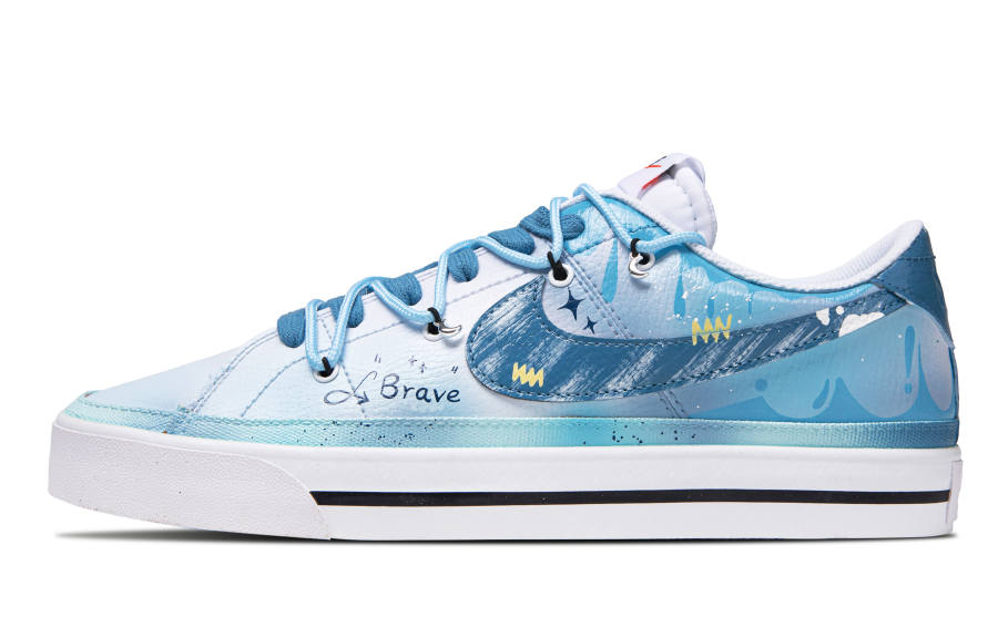 Nike Nike Court Legacy Low top Skateboard Shoes Unisex Blue