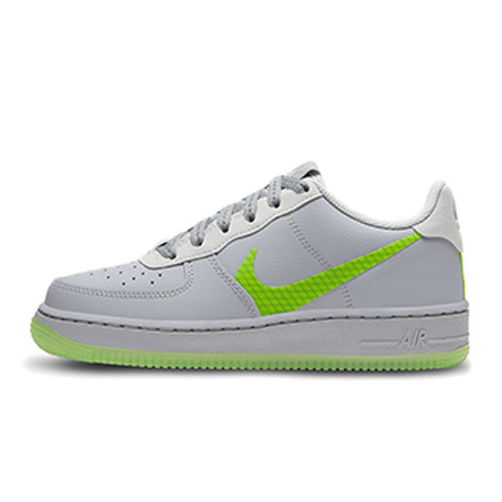 Nike Nike Air Force 1 LV8 3 'Wolf Grey Ghost Green' Gs