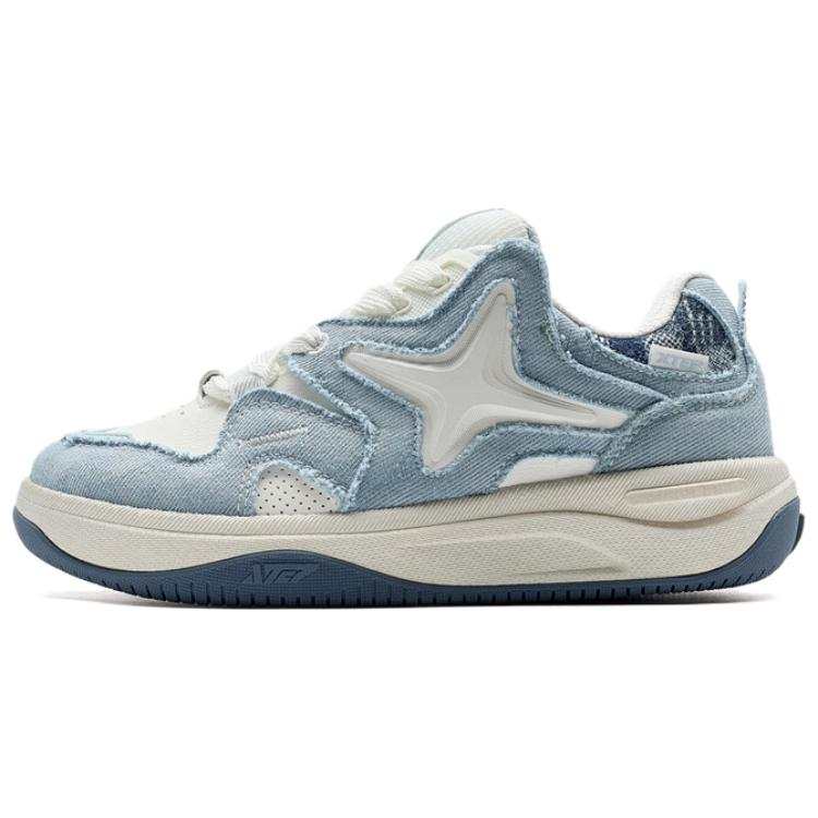 XTEP Star X Slip Resistant Abrasion Resistant Slip Resistant Abrasion Resistant Low top Skateboard Shoes Women's