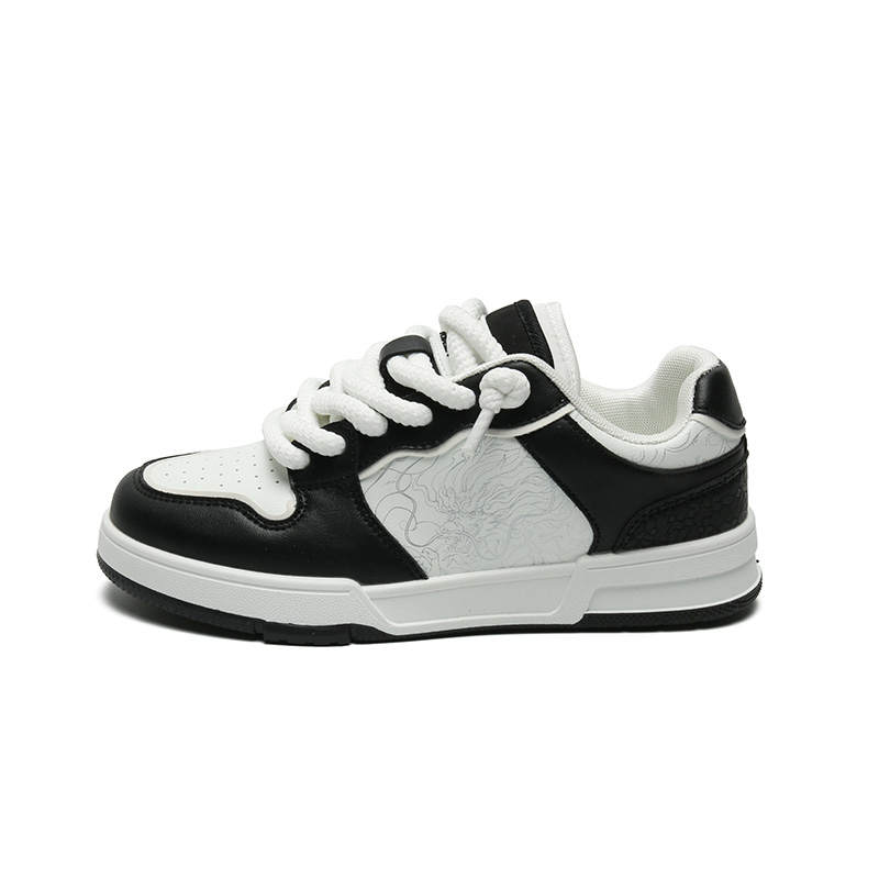 BAOZAOGONGYANG Slip Resistant Abrasion Resistant Low top Skateboard Shoes Men's