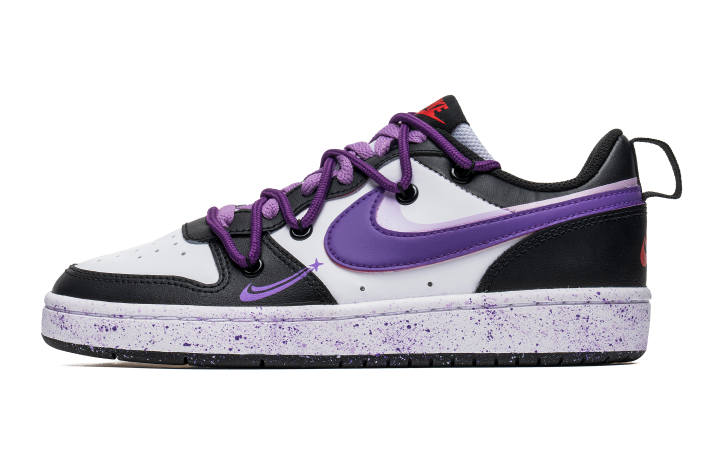 Nike Nike Court Borough Low 2 Low top Skateboard Shoes Women's Black White Purple