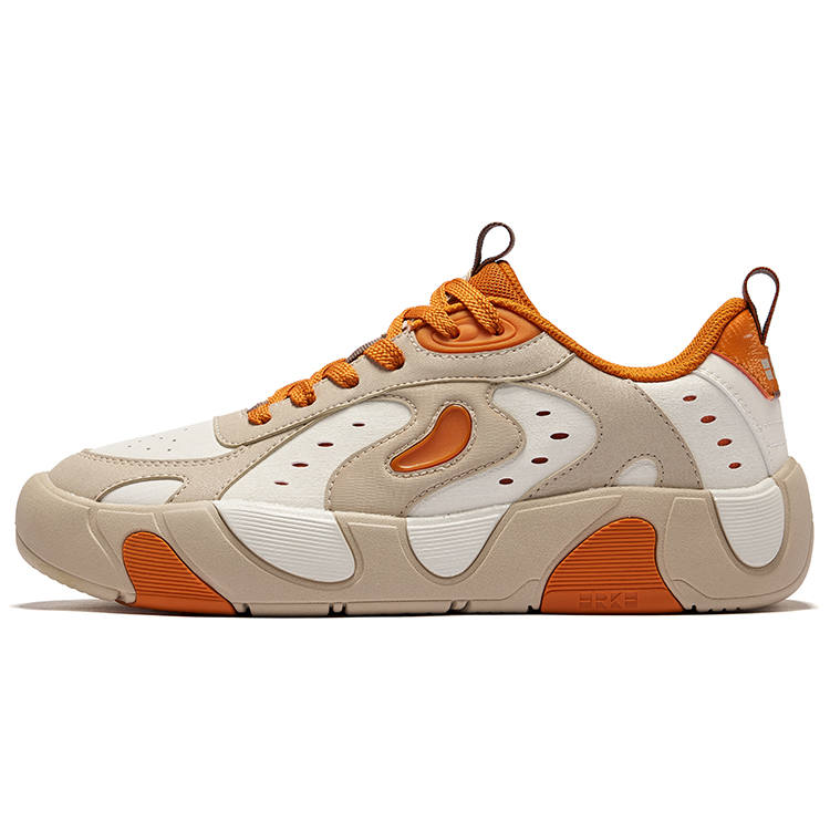 Erke Pumpkin Shoe Slip Resistant Abrasion Resistant Low top Skateboard Shoes Men's