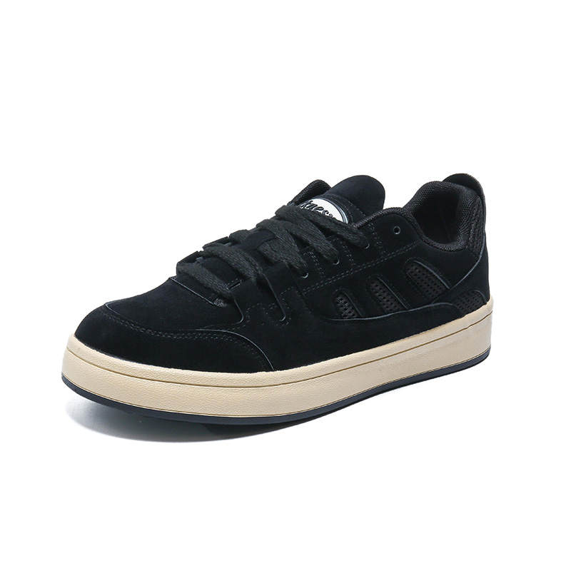 BAOZAOGONGYANG Slip Resistant And Breathable Low top Skateboard Shoes Men's