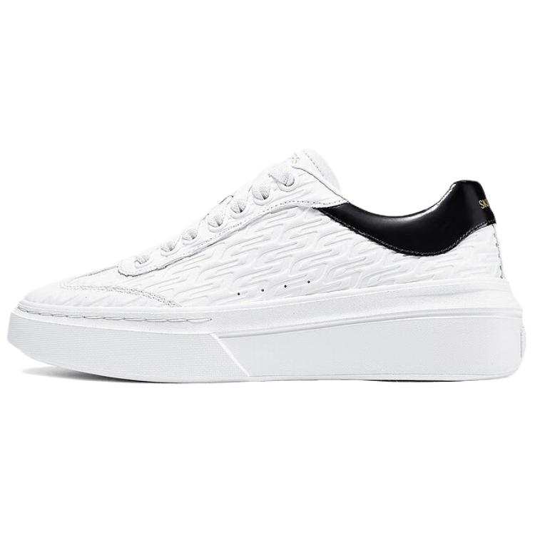 Skechers Court Classics Abrasion Resistant Breathable Support Low top Skateboard Shoes Women's White Black