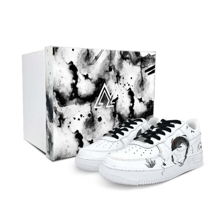 Nike Nike Air Force 1 Low LE Low top Skateboard Shoes GS Black White