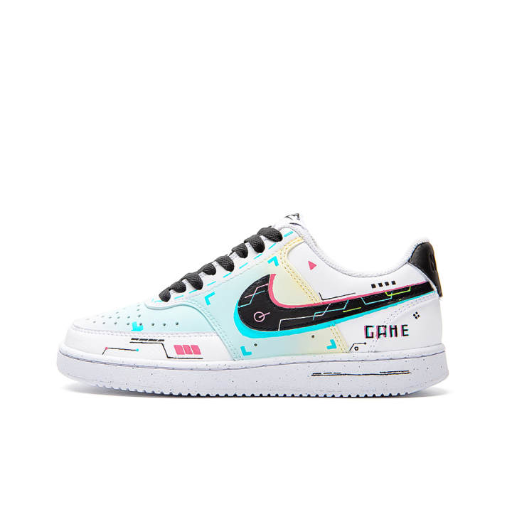 Nike Nike Court Vision 1 Quantum Era, Amber Slip Resistant Cushioning Slip Resistant Cushioning Low top Skateboard Shoes