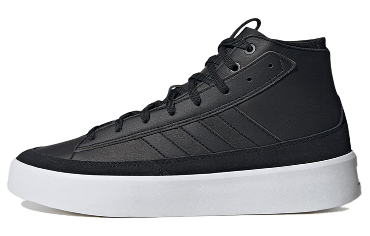 Adidas Adidas Znsored Slip Resistant Slip Resistant Mid top Skateboard Shoes Unisex Black