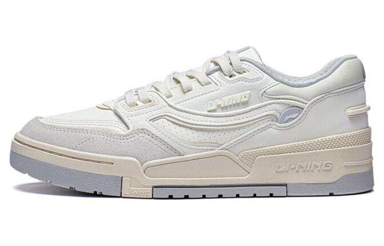 Li-Ning Li Ning 001 BTC Abrasion Resistant Breathable Abrasion Resistant Breathable Low top Skateboard Shoes Women's White