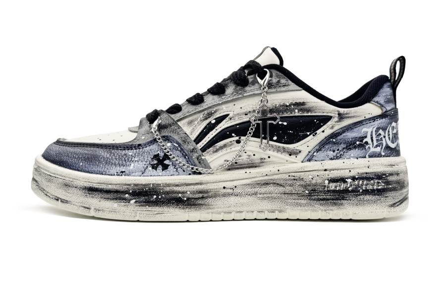 Li-Ning Li Ning Sycee V2 Slip Resistant Abrasion Resistant Slip Resistant Abrasion Resistant Low top Skateboard Shoes Men's