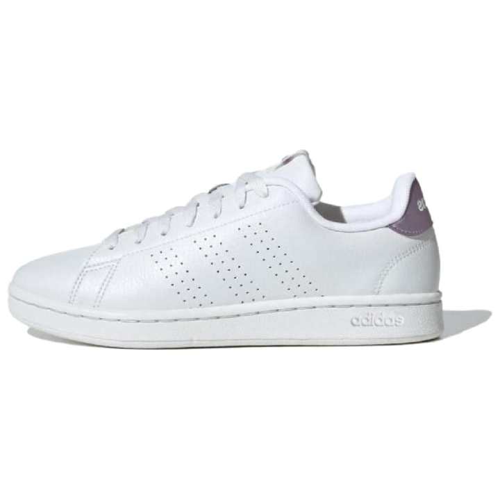 Adidas Adidas Cloudfoam Advantage Slip Resistant Abrasion Resistant Low top Skateboard Shoes Unisex White