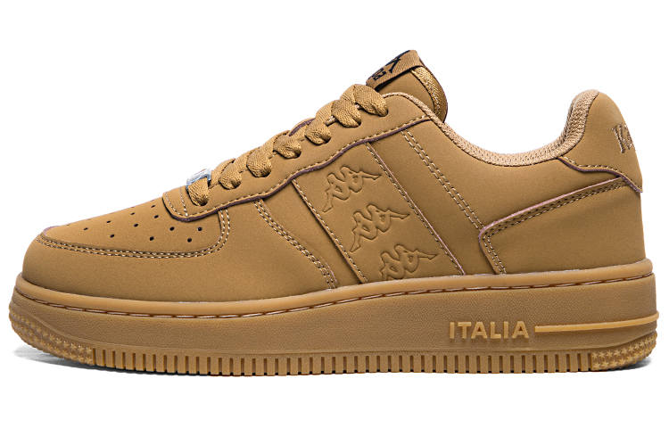 Kappa OG1 Slip Resistant Abrasion Resistant Low top Skateboard Shoes Unisex Stag Brown