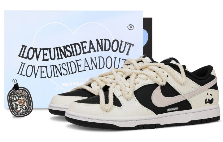 Nike Nike Dunk Slip Resistant, Abrasion Resistant, Lightweight Low top Skateboard Shoes Unisex Black White