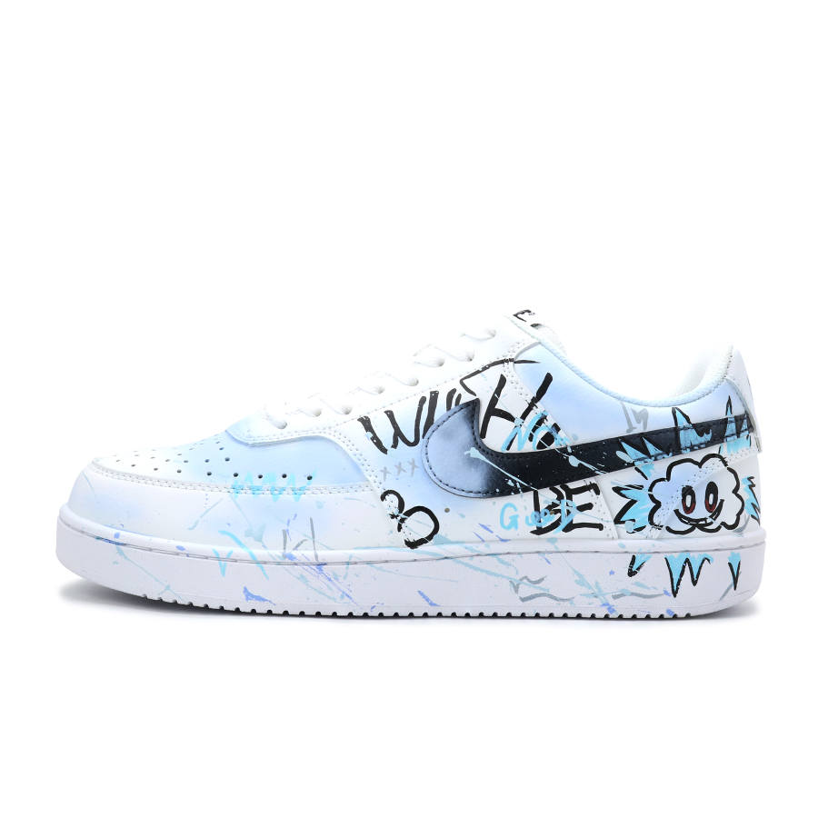 Nike Nike Court Vision 1 Muscle Cloud, Explosion, Chinese Fashion Trend, Comfortable Abrasion Resistant Lightweight