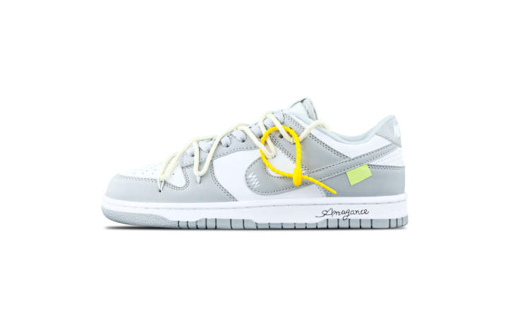 Nike Nike Dunk Gray White Era Slip Resistant Cushioning Abrasion Resistant Lightweight Low top Skateboard Shoes Men's