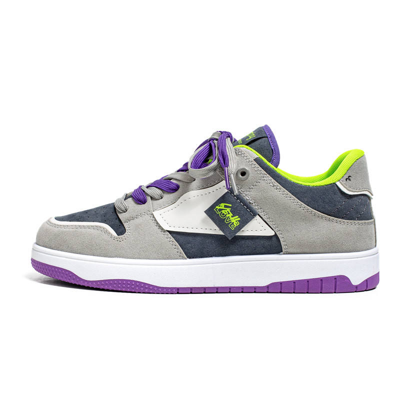 BAOZAOGONGYANG Slip Resistant Abrasion Resistant Slip Resistant Abrasion Resistant Low top Skateboard Shoes Men's