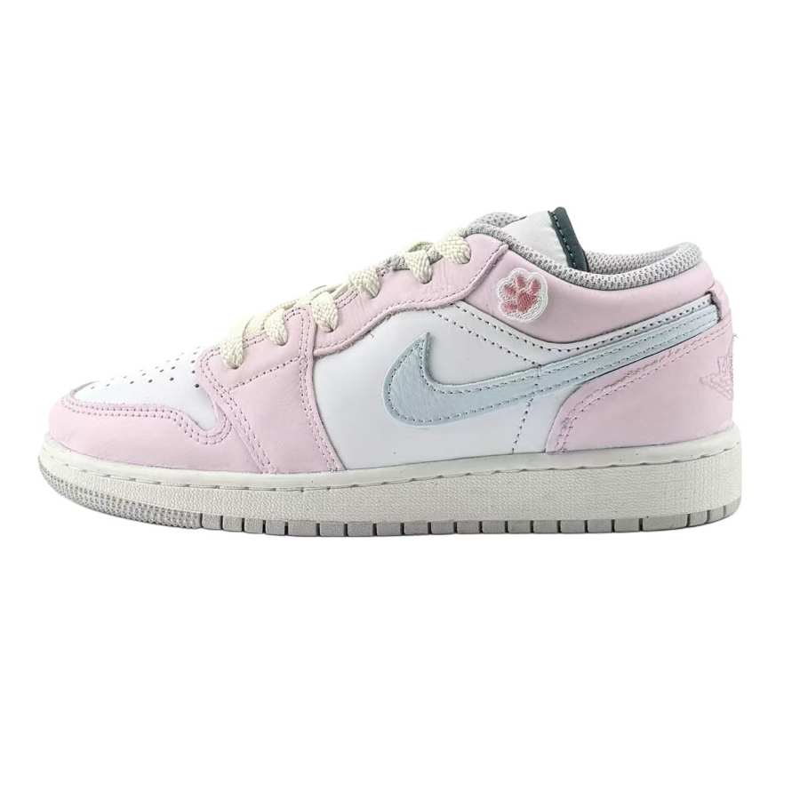 Jordan Jordan Air Jordan 1 Sweet Macaron Abrasion Resistant Lightweight Breathable Low top Skateboard Shoes Unisex