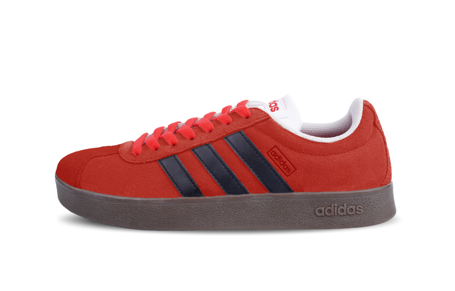 Adidas Neo VL Court Lifestyle Slip Resistant Slip Resistant Low top Skateboard Shoes Unisex Red