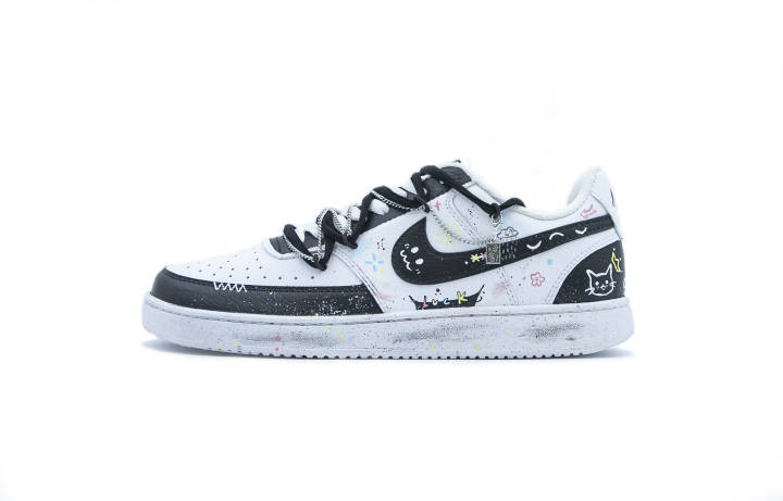 Nike Nike Court Vision 1 LOW Next Nature Slip Resistant Abrasion Resistant Low top Skateboard Shoes Men's