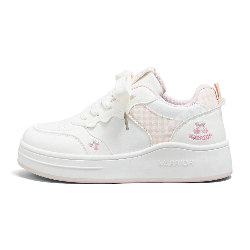 Warrior Slip Resistant, Abrasion Resistant, Lightweight, Height Increasing Low top Skateboard Shoes Women's