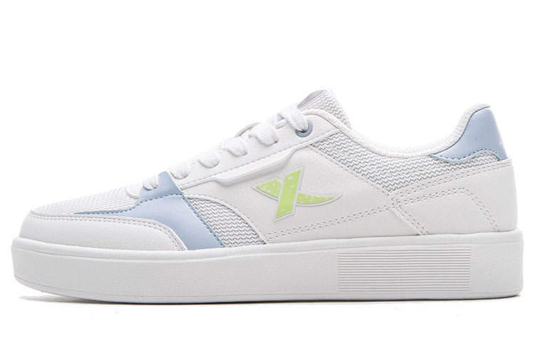 XTEP Casual Skateboard Shoes Women's Beige Blue