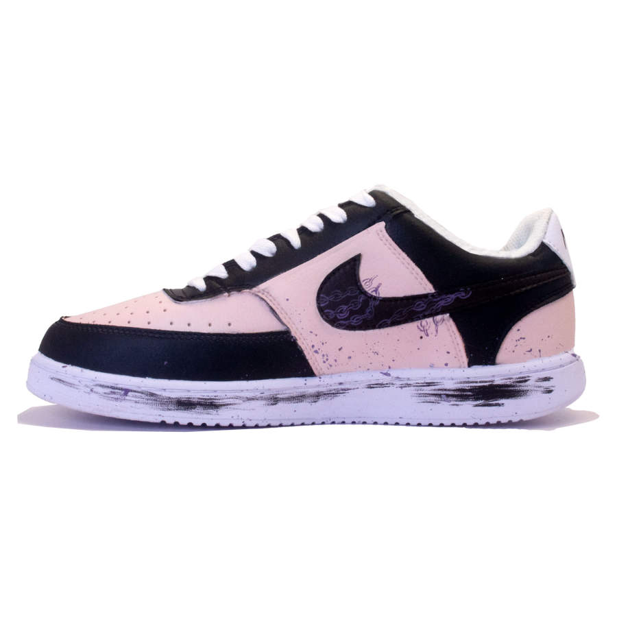 Nike Nike Court Vision 1 Pink Ink Cool Trend Slip Resistant, Lightweight, And Breathable Low top Skateboard Shoes Unisex