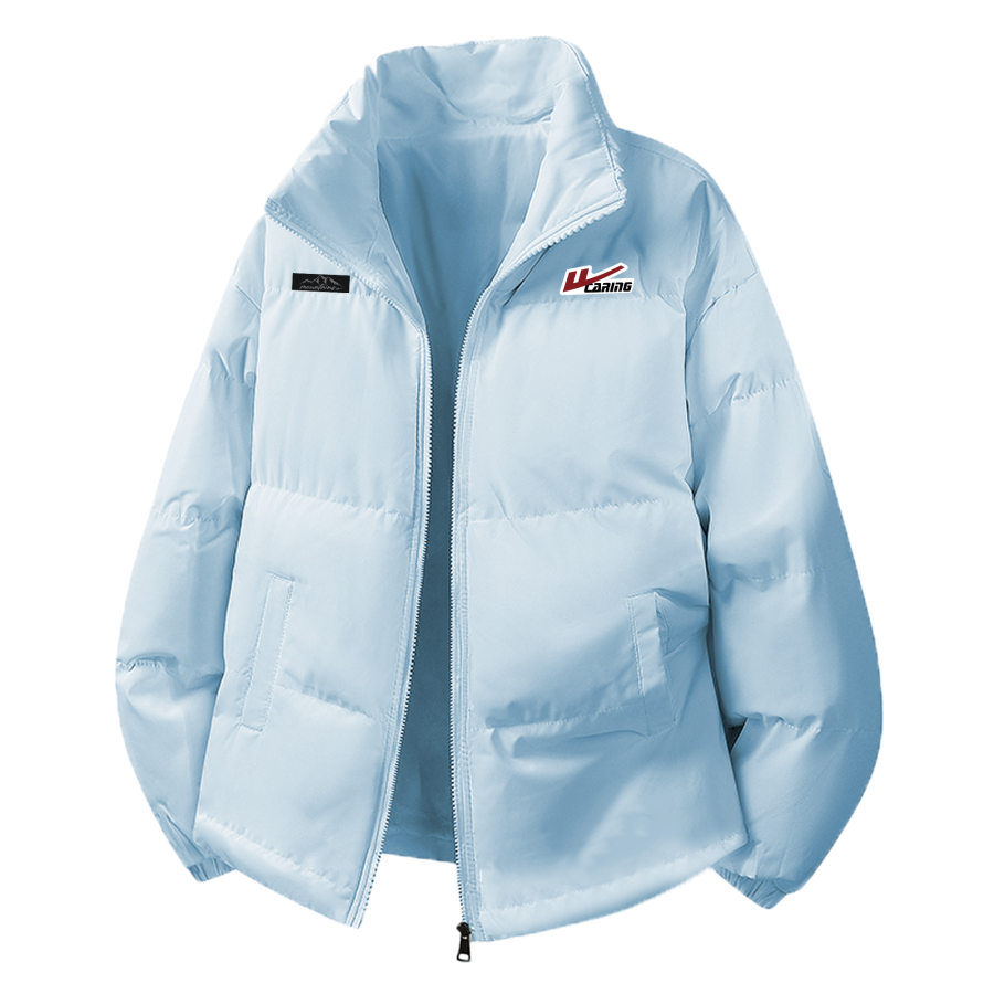 WARRIOR WARRIOR Down Jackets Women's Stand Collar Fleece Lined Puffer Jacket