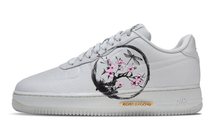 Nike Nike Air Force 1 Dragonfly Flock Waterproof Cushioning Low top Skateboard Shoes Men's Light Gray
