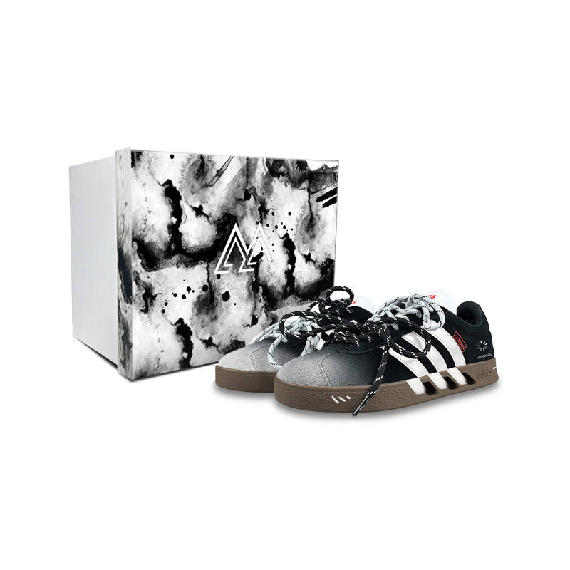Adidas Adidas VL COURT 2.0 Cushioning Low top Skateboard Shoes Unisex Black White